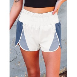 Women’s Color Block High Waist Yoga Shorts – Moisture-Wicking and Breathable Activewear for Sports, Fitness, and Running – PRYCUS MITCHELL INC